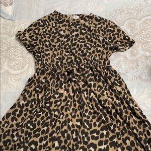 Leopard print dress